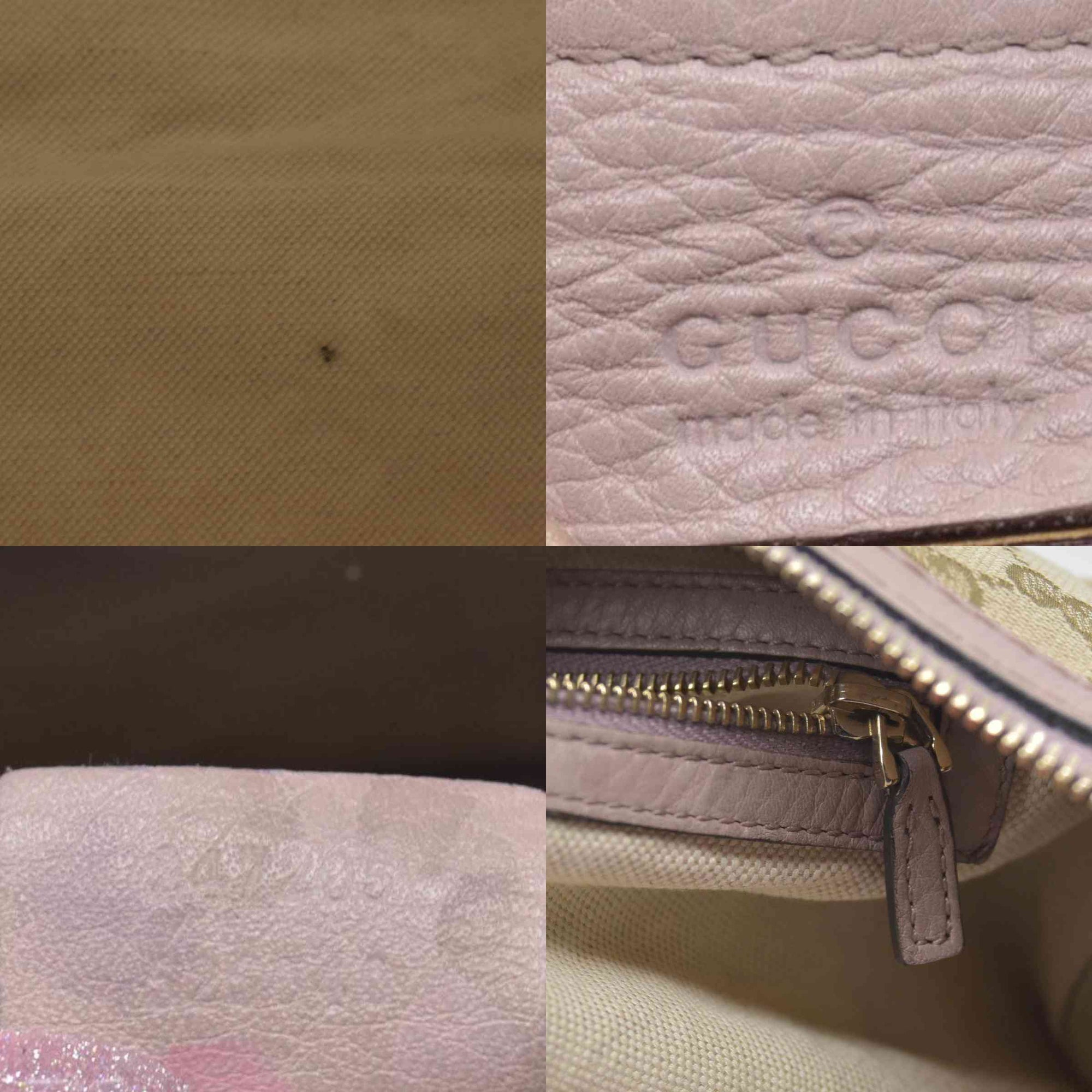 $1950 Gucci Vintage Web Boston Bag GG Canvas Medium Tote Bag