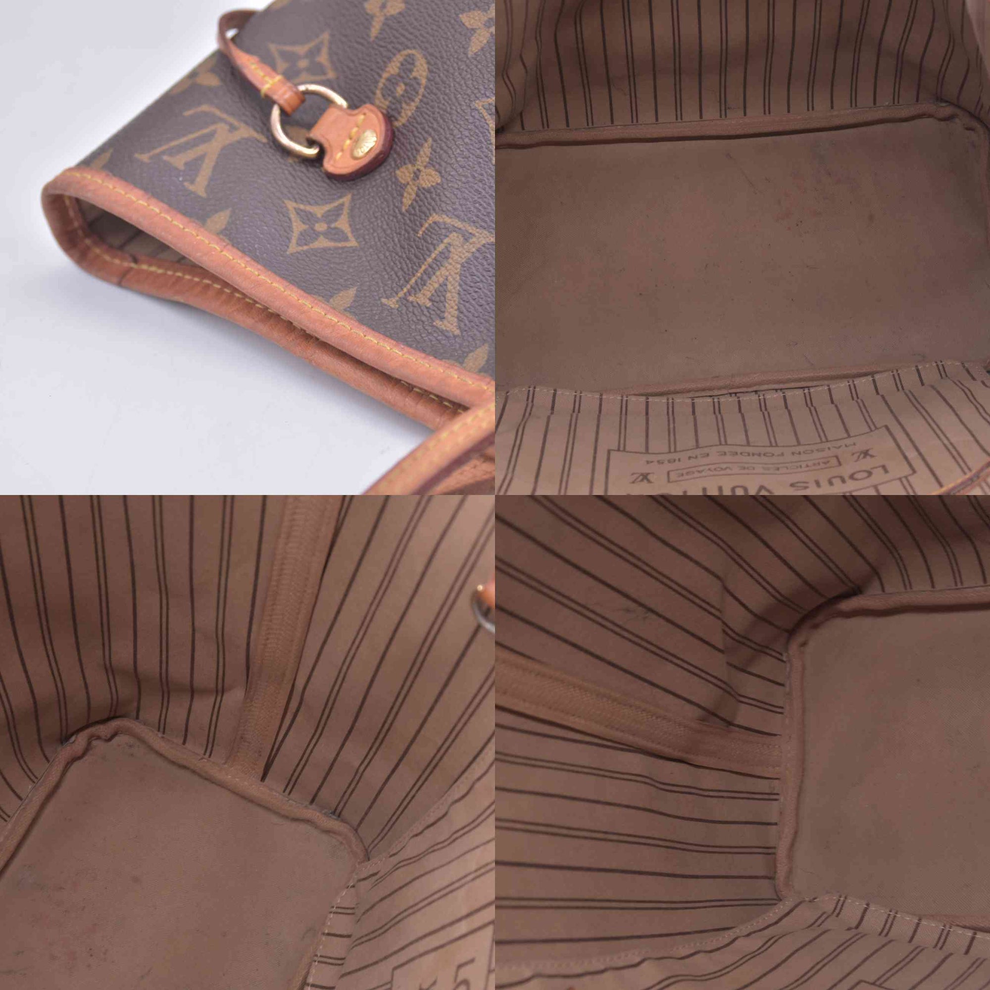 $2310 2014 Louis Vuitton Monogram Neverfull MM with Pouch 10021109 SR2134