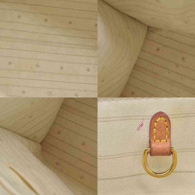 $3650 Louis Vuitton On The Go Miami GM Tote Light Beige Multi Jacquard Monogram Gold Hardware