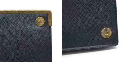 AUCTION $1450 Prada Saffiano Mini Cahier Crossbody Bag Black