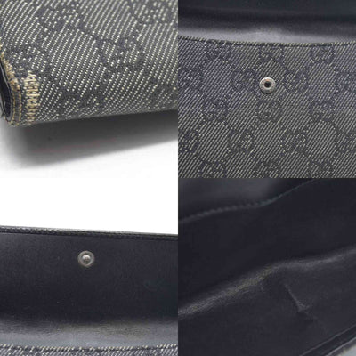 $770 Gucci GG Nylon Nylon French Purse CONSIGNMENT