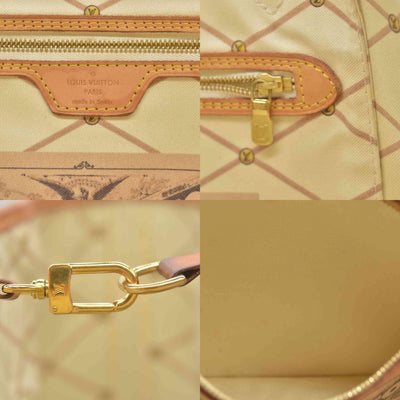 2018 $2170 Louis Vuitton  Monogram Summer Trunks Neo Neverfull MM GI2128