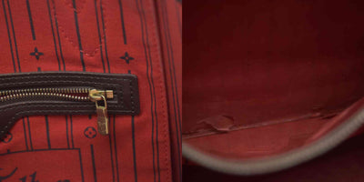$2240 2010 Louis Vuitton Neverfull MM Damier Ebene  CA0190