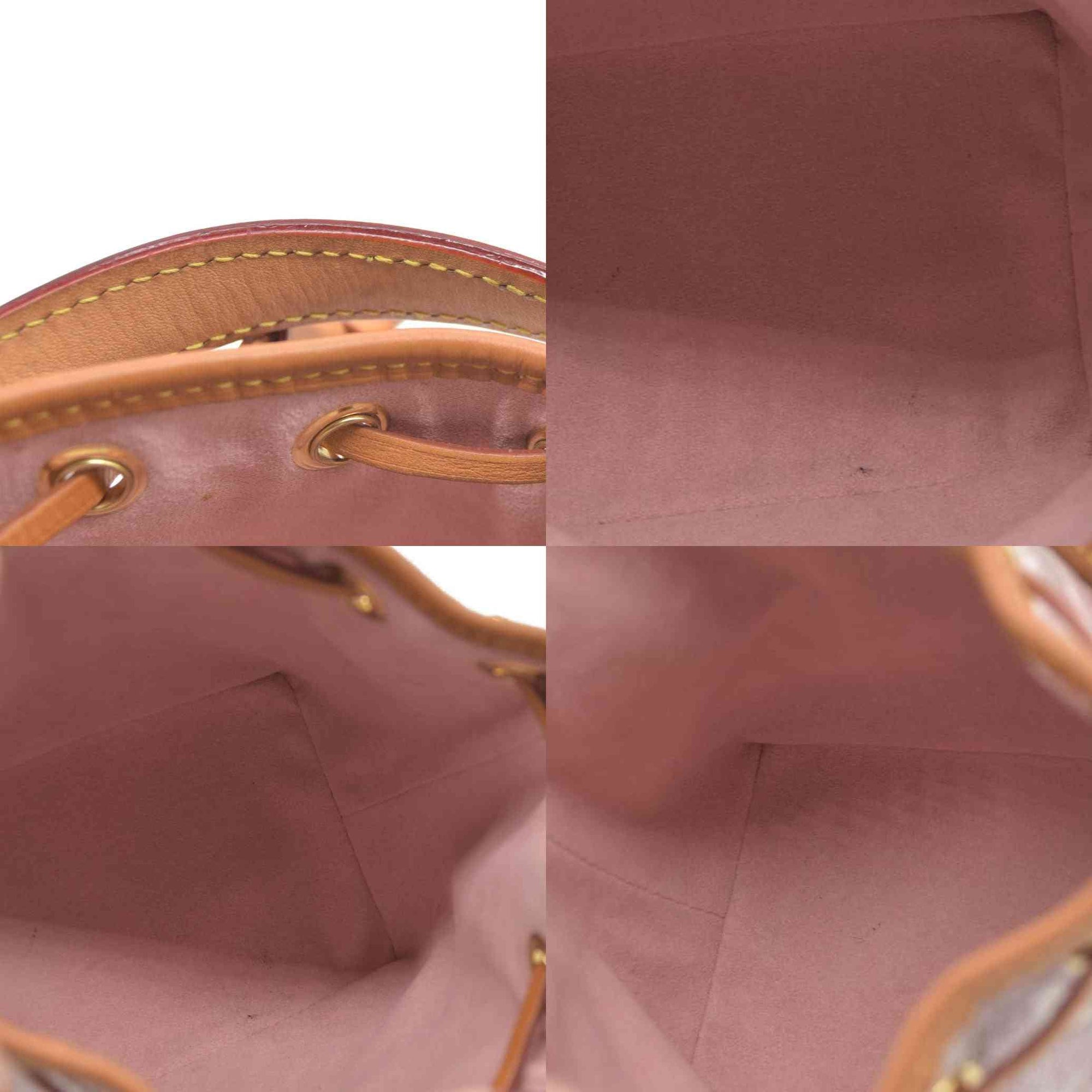 $2260 Louis Vuitton Monoglam Nano Noe Rose