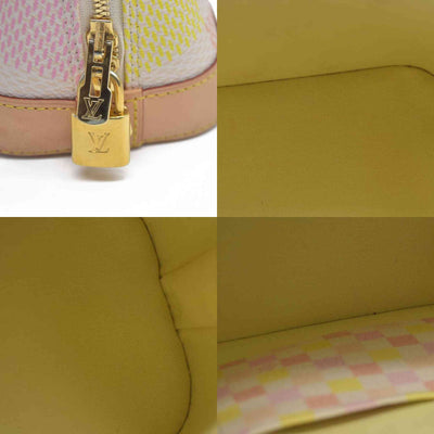 $2600 Louis Vuitton  Damierlicious Alma BB Rose Peach