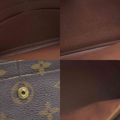 AUCTION $725 Louis Vuitton Monogram Sarah Wallet MI0096