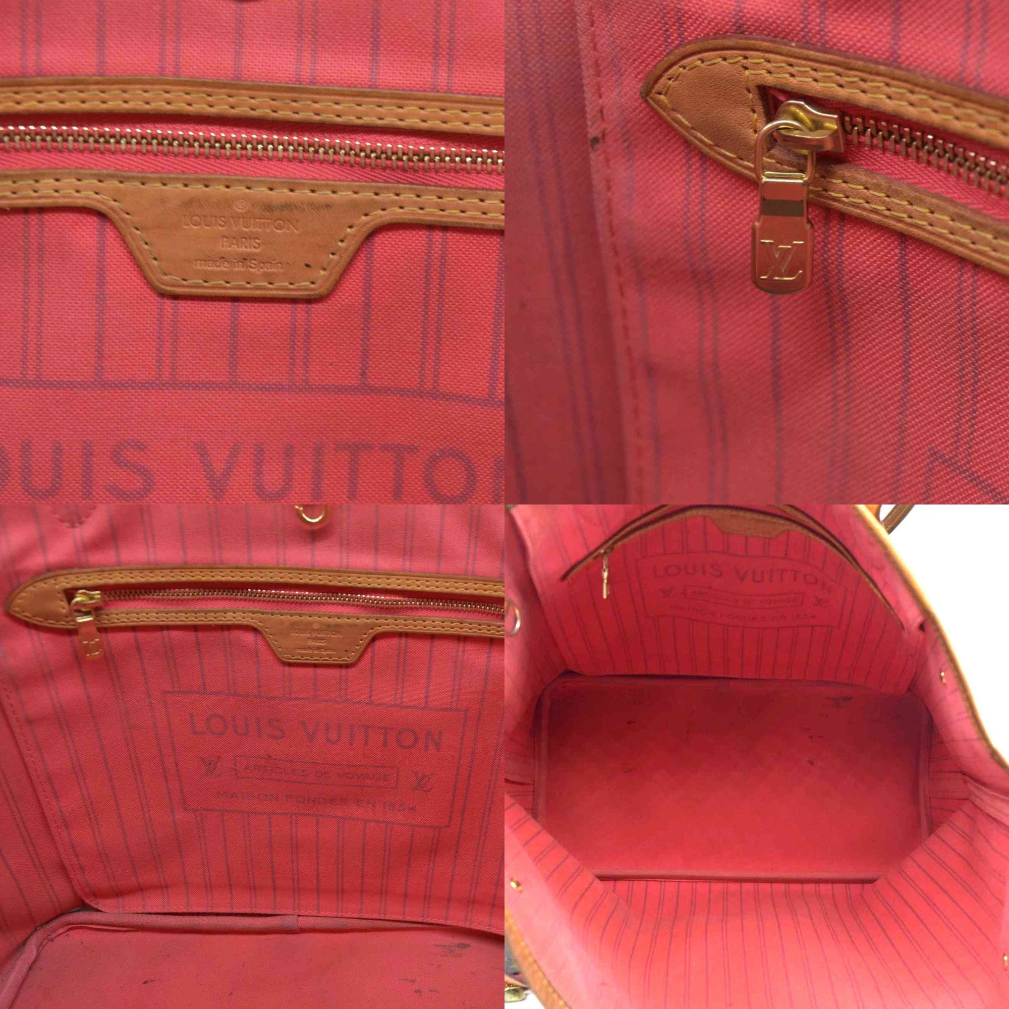 $2030 2015 Louis Vuitton Monogram V Neverfull MM Grenade CONSIGNMENT