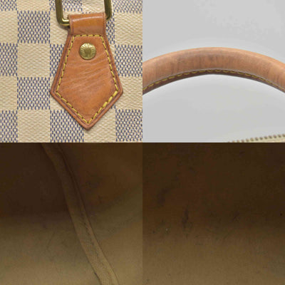 $1980 Louis Vuitton Damier Azur Speedy Bandouliere 30 SP2174