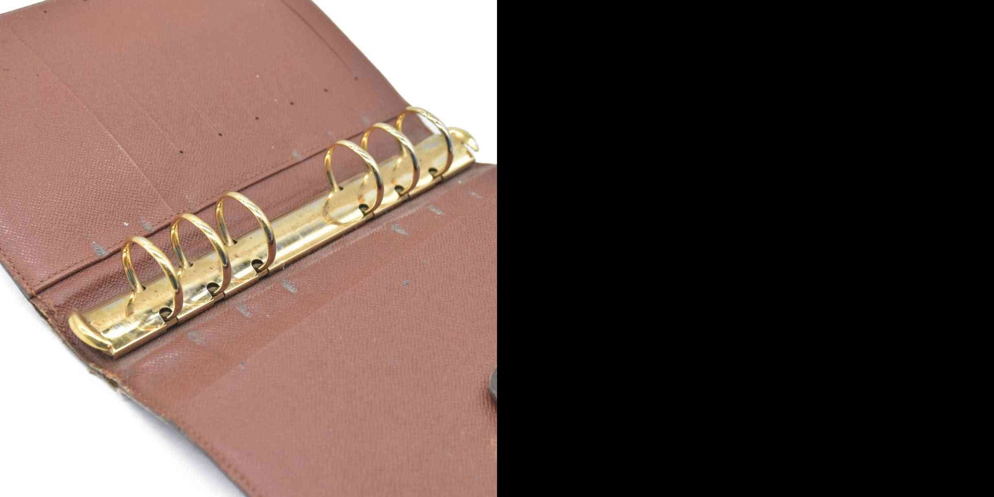 $755 Louis Vuitton  Monogram Medium Ring Agenda Cover