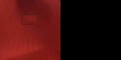 $2640 AUCTION Louis Vuitton  Epi Neverfull MM Coquelicot