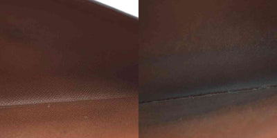 Louis Vuitton Monogram Portefeiulle Sarah Long Bifold Wallet Brown 882AN