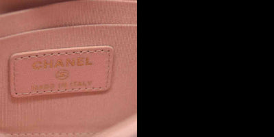 $2900 Chanel Lambskin Quilted Mini Trendy CC Clutch With Chain Light Pink