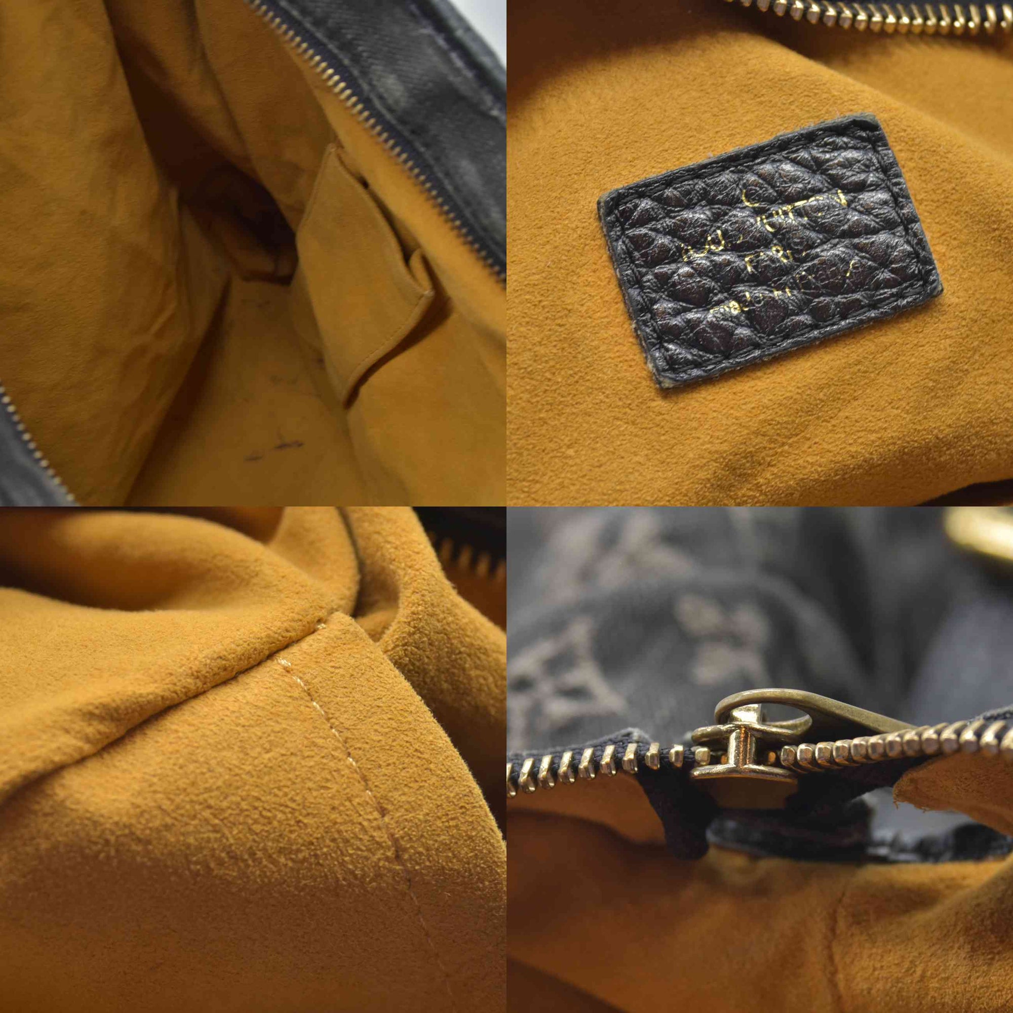$1965 2007-2009  Louis Vuitton Denim Neo Cabby MM Black