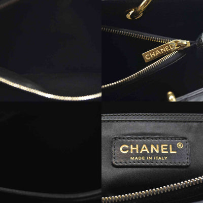 $2900 Chanel  Caviar Quilted Grand Shopping Tote GST Black CONSIGNMENT