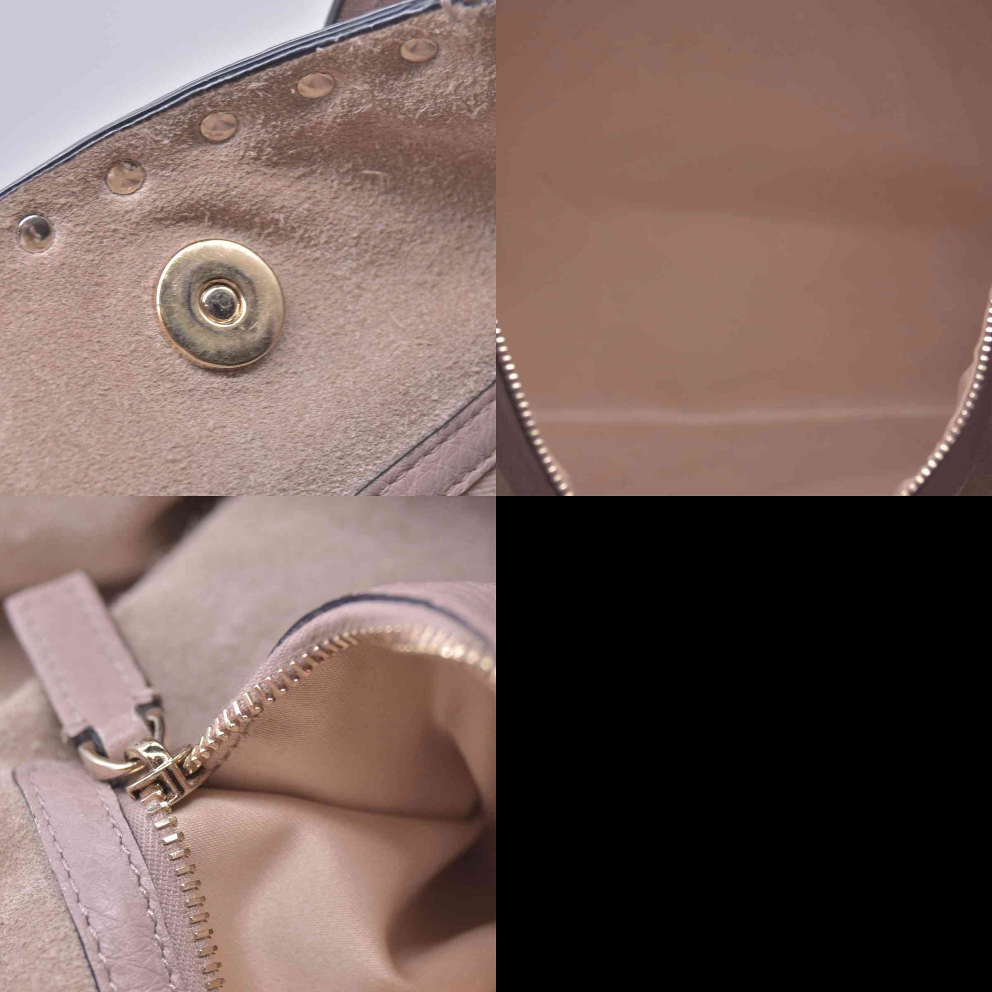 $1850 Valentino Garavani Grained Calfskin Small Rockstud Shoulder Tote Beige