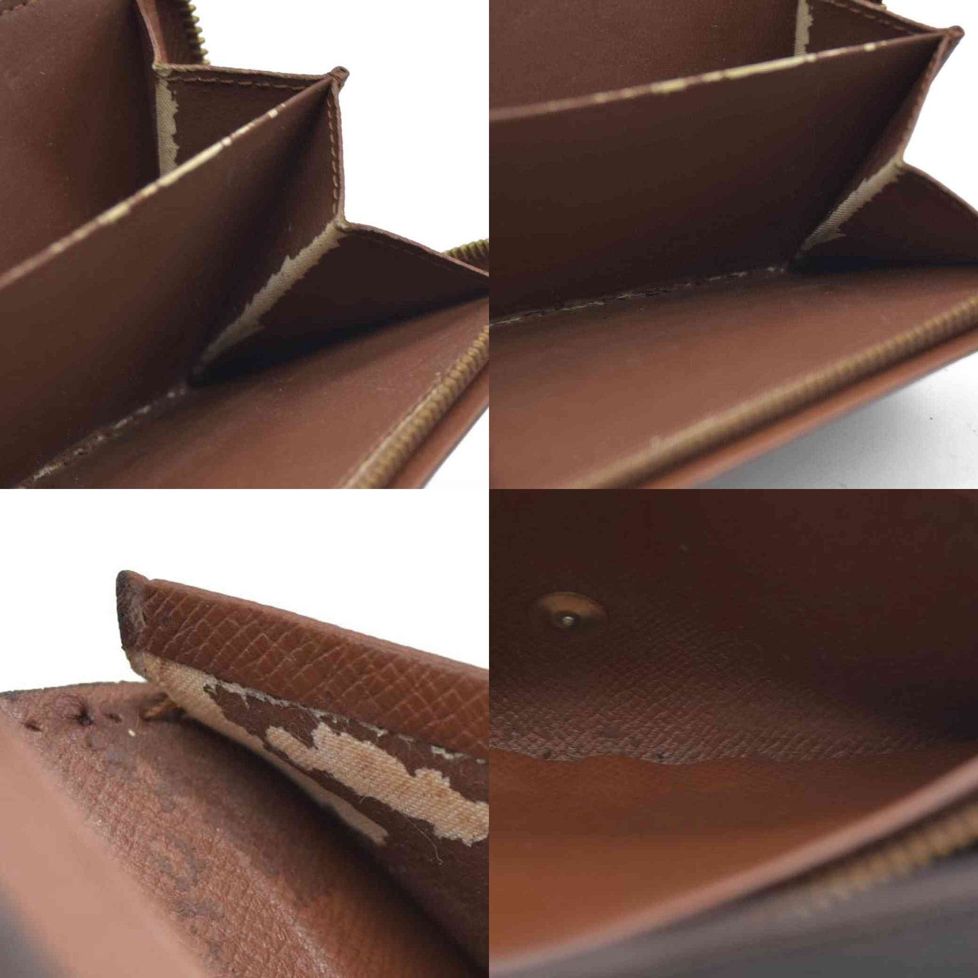 $560 Louis Vuitton Monogram Porte Monnaie Billets Tresor Bifold Wallet RA1906