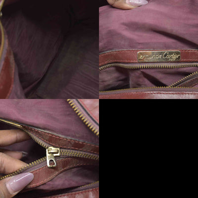 Cartier Suede Boston Bag Consignment
