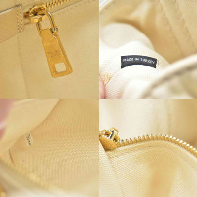 $800 CONSIGNMENT PRADA Canapa Logo Tote Grezzo