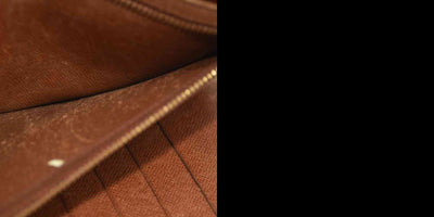 Louis Vuitton  Monogram Porte Tresor Etui Papiers Wallet 8910AN