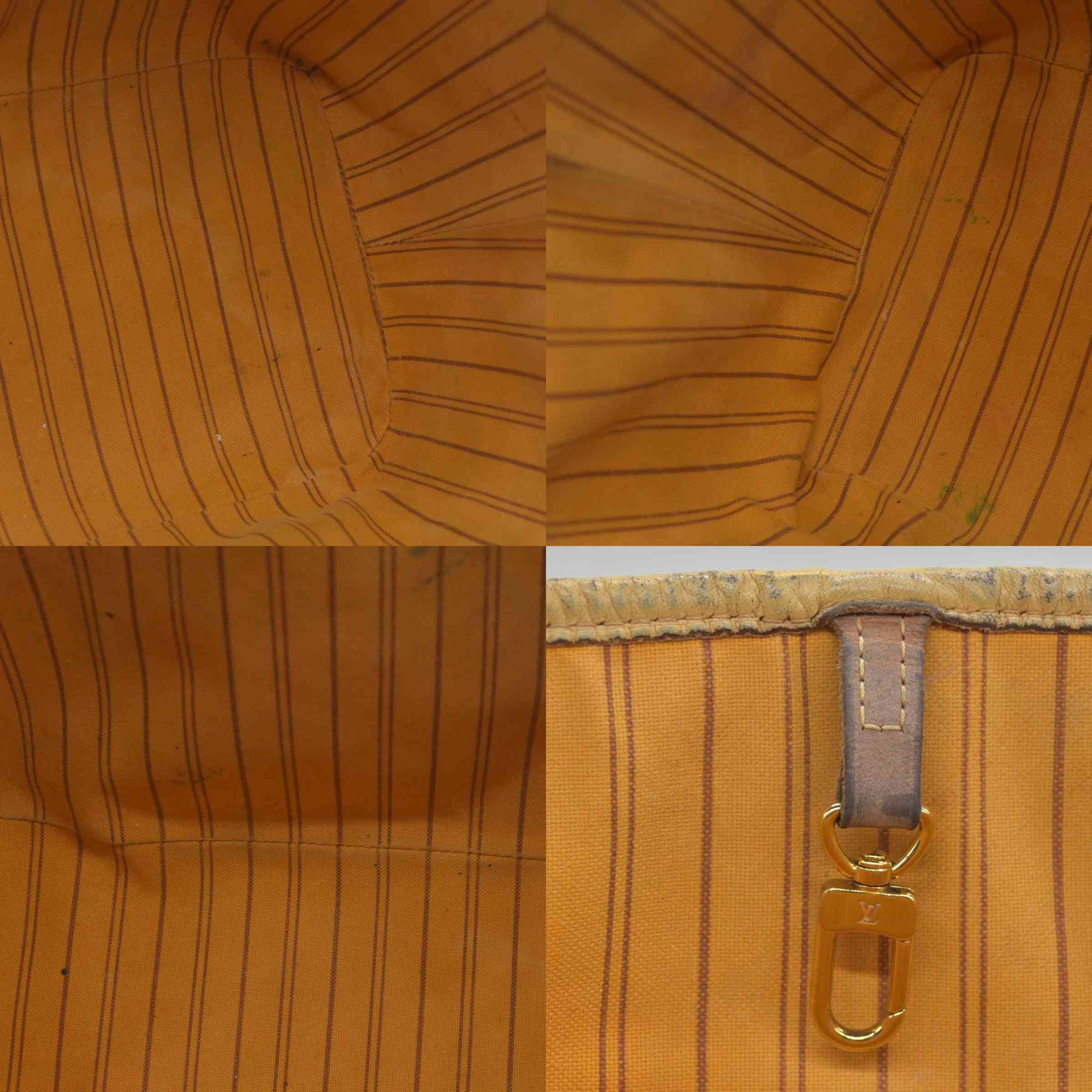 $2500 Louis Vuitton Damier Azur Braided Neverfull MM Tote