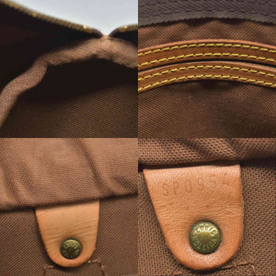 $1730 Louis Vuitton Monogram Speedy 35 SP0954