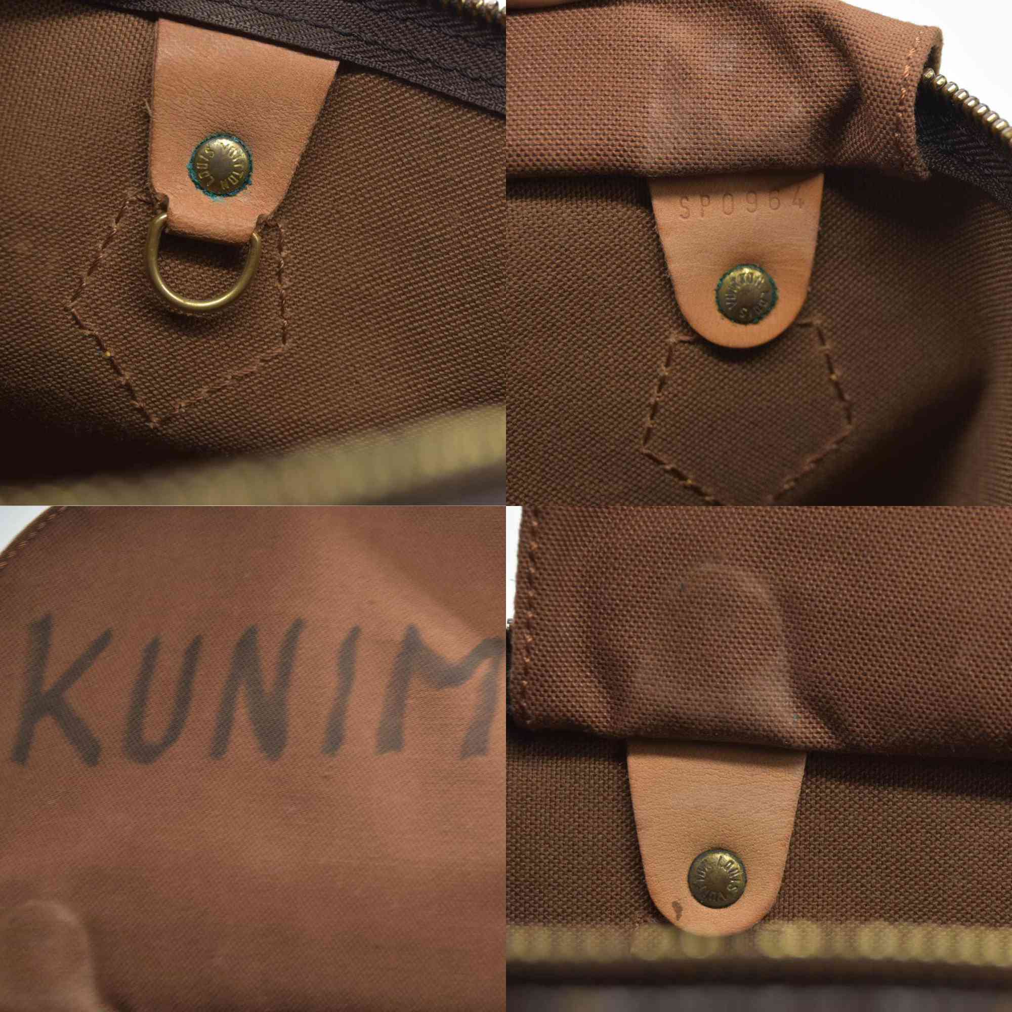 $1550 Louis Vuiton Monogram Speedy 30 SP0964 (Sharpie)