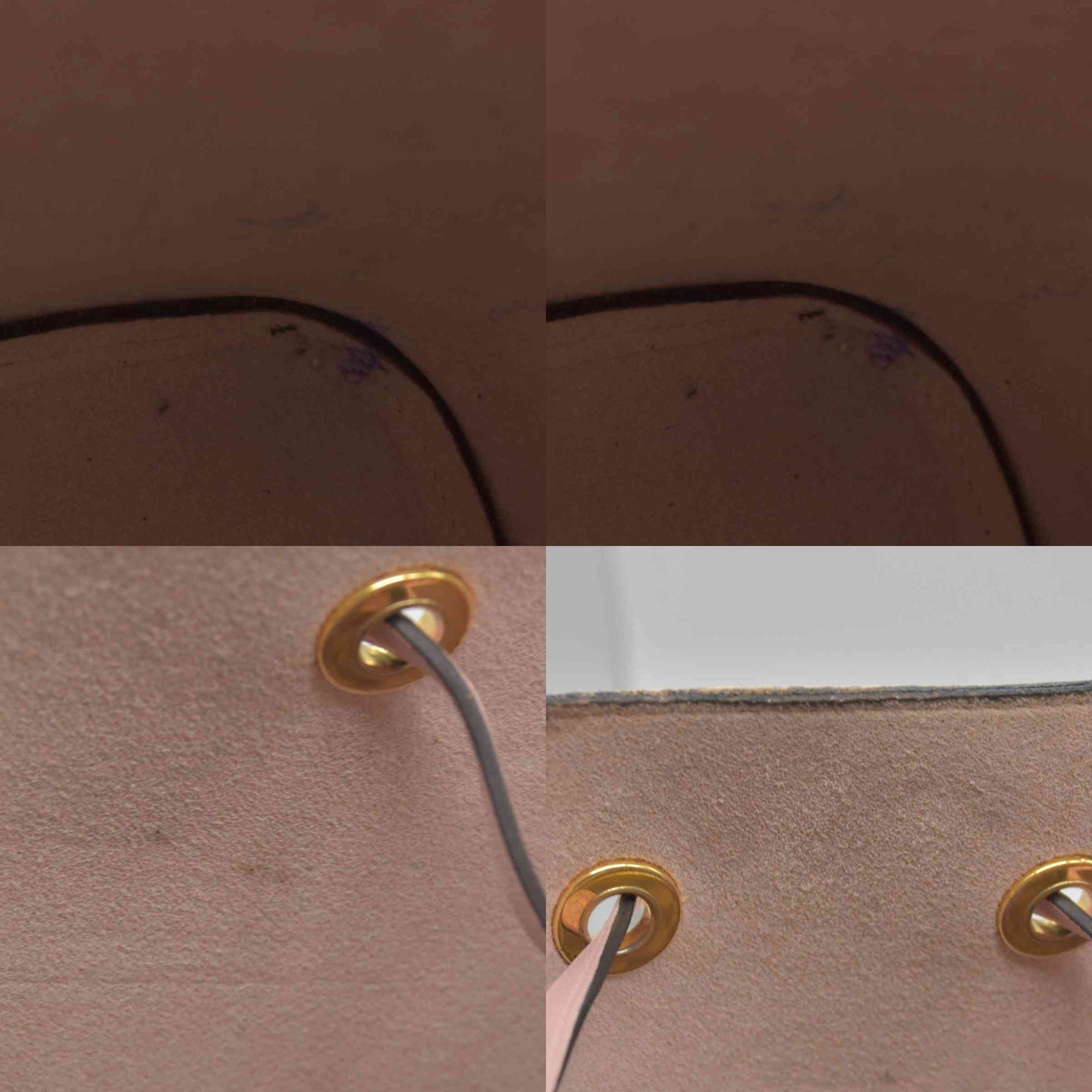 $2550 2019 Louis Vuitton Damier Azur Neonoe MM Eau De Rose SP1159