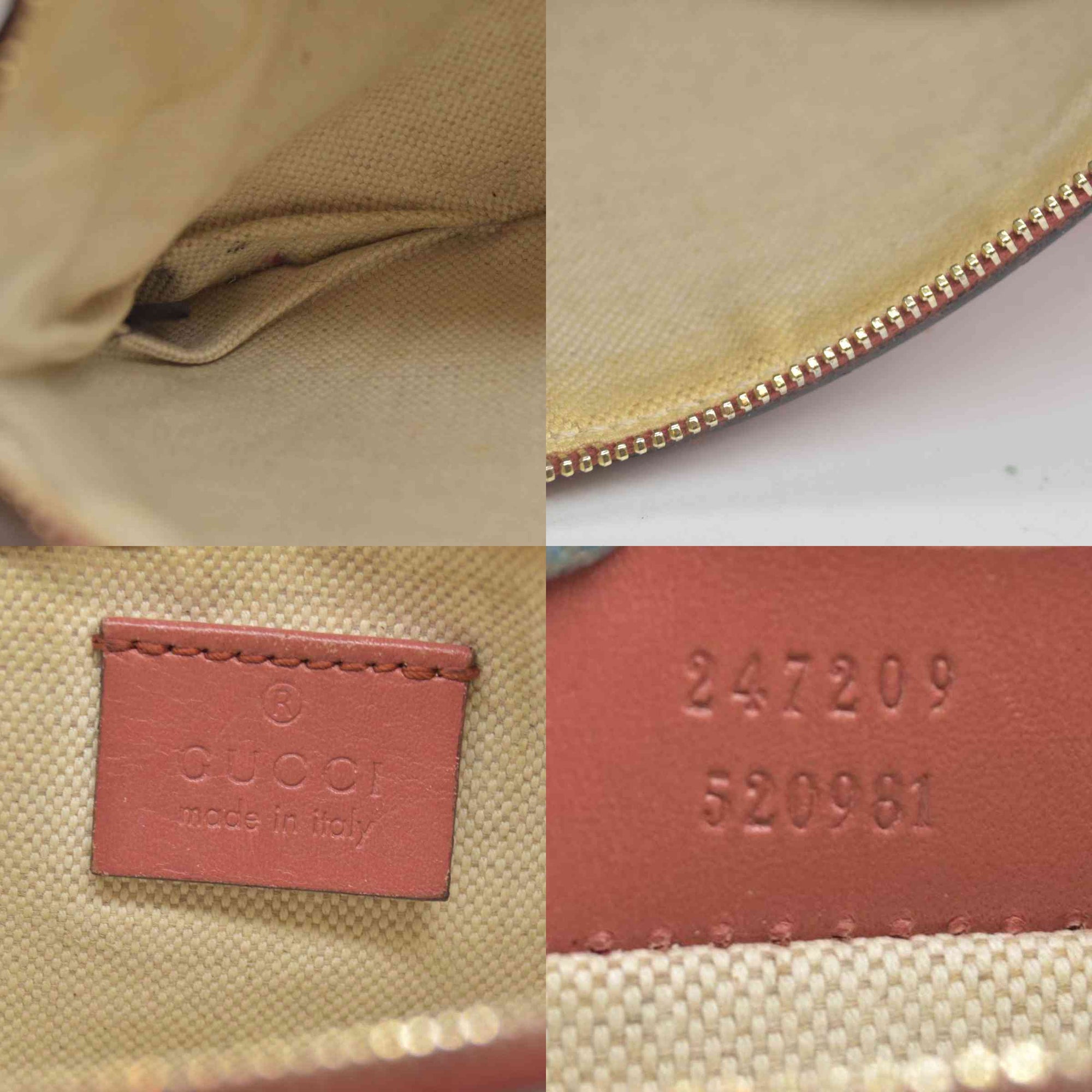 $1040 Gucci Monogram Medium Craft Tote Red