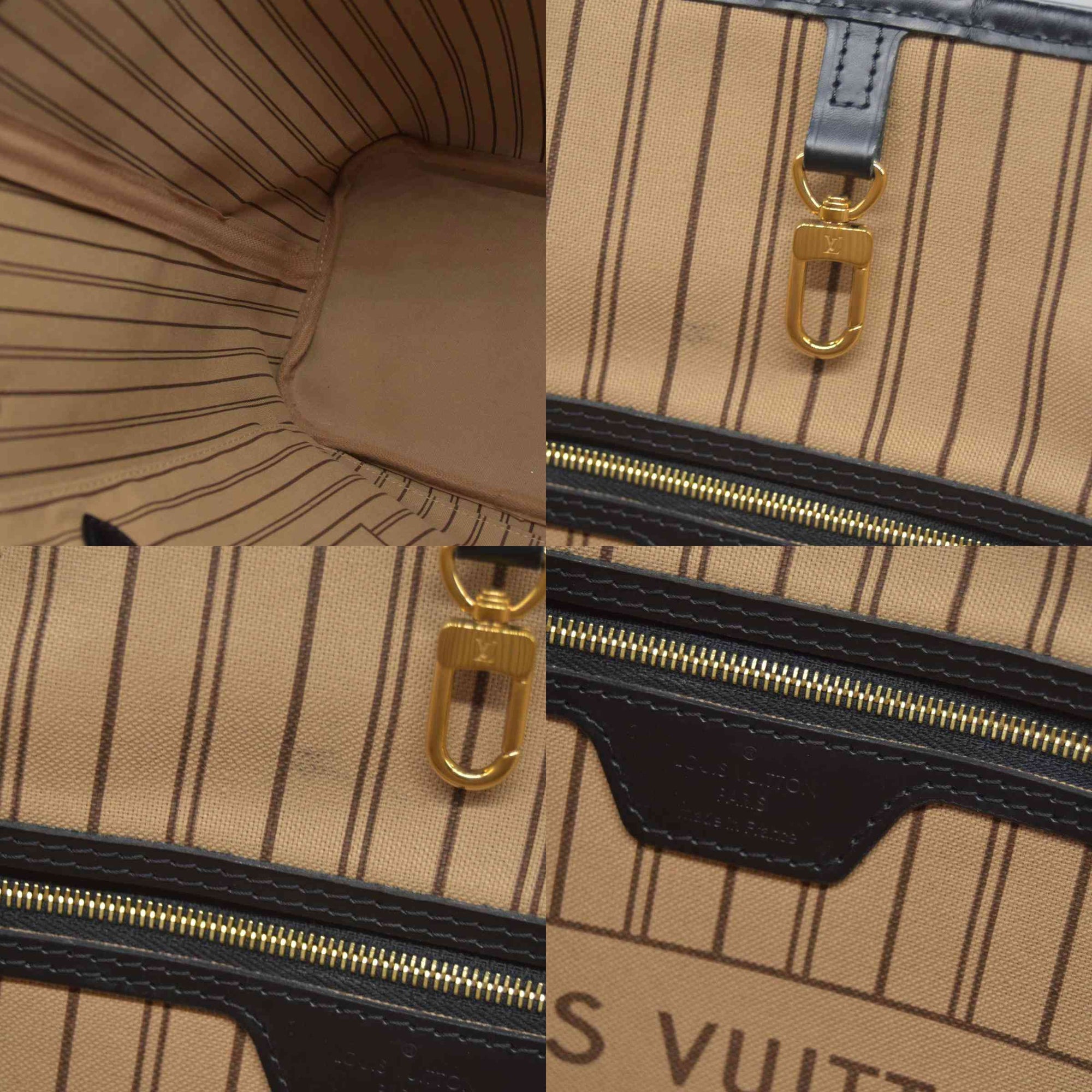 $2550 Louis Vuitton x LoL Monogram Neverfull MM Gold Silver