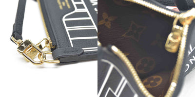 Louis Vuitton  Monogram Neverfull Inside Out Bandouliere BB Black