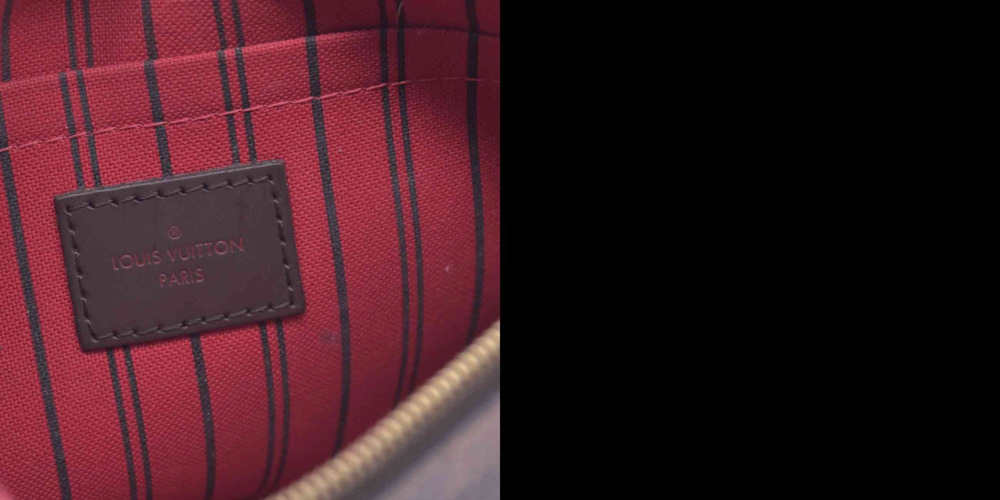 $2310 Louis Vuitton Damier Ebene Neverfull GM with Pouch RFID