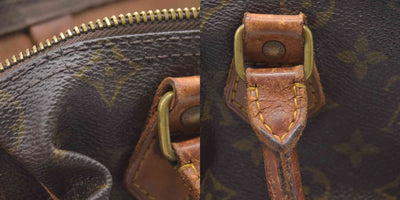 1988 Louis Vuitton Speedy 25 Handbag Monogram Brown 884