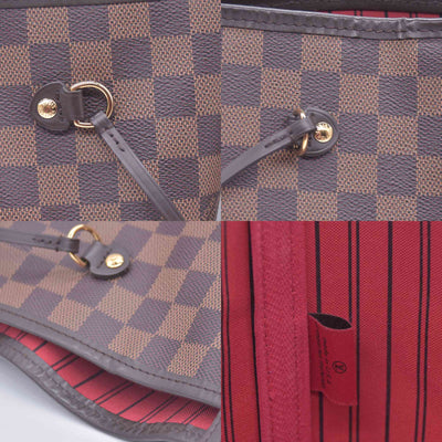 $2310 USA 2019 Louis Vuitton Damier Ebene Neverfull GM with Pouch 10021271 SD4119