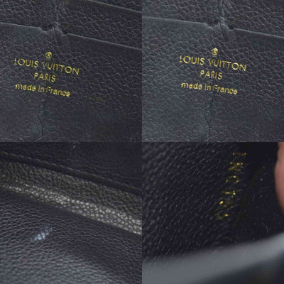 $1070 Prada Black Saffiano Leather Travel Zip Around Wallet CONSIGNMENT