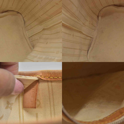 $2130 2011 Louis Vuitton  Damier Azur Neverfull MM CA5111