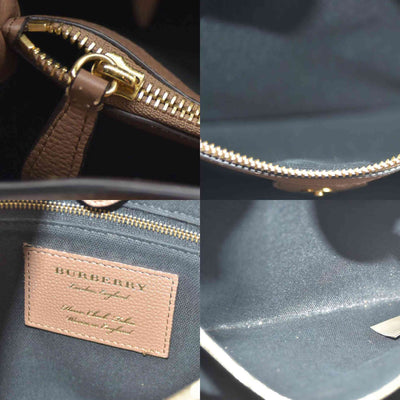 AUCTION $1795 BURBERRY Nova Check Canvas Leather Tote Bag w/Strap