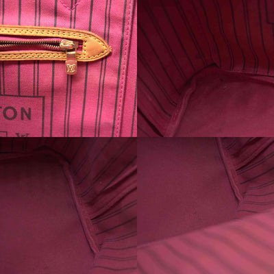 $2170 Louis Vuitton  Monogram Neo Neverfull MM Fuchsia AR5105