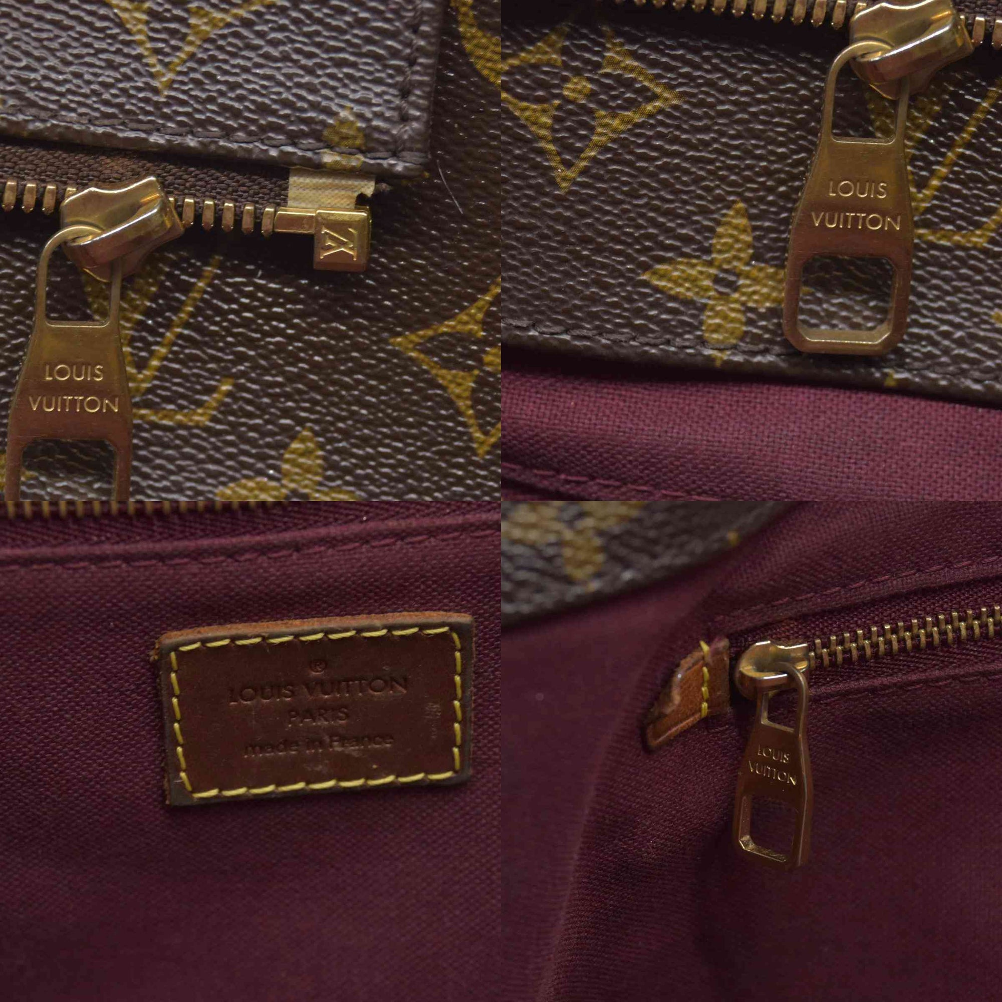 $1410 2012 Louis Vuitton Monogram Raspail MM AH2102