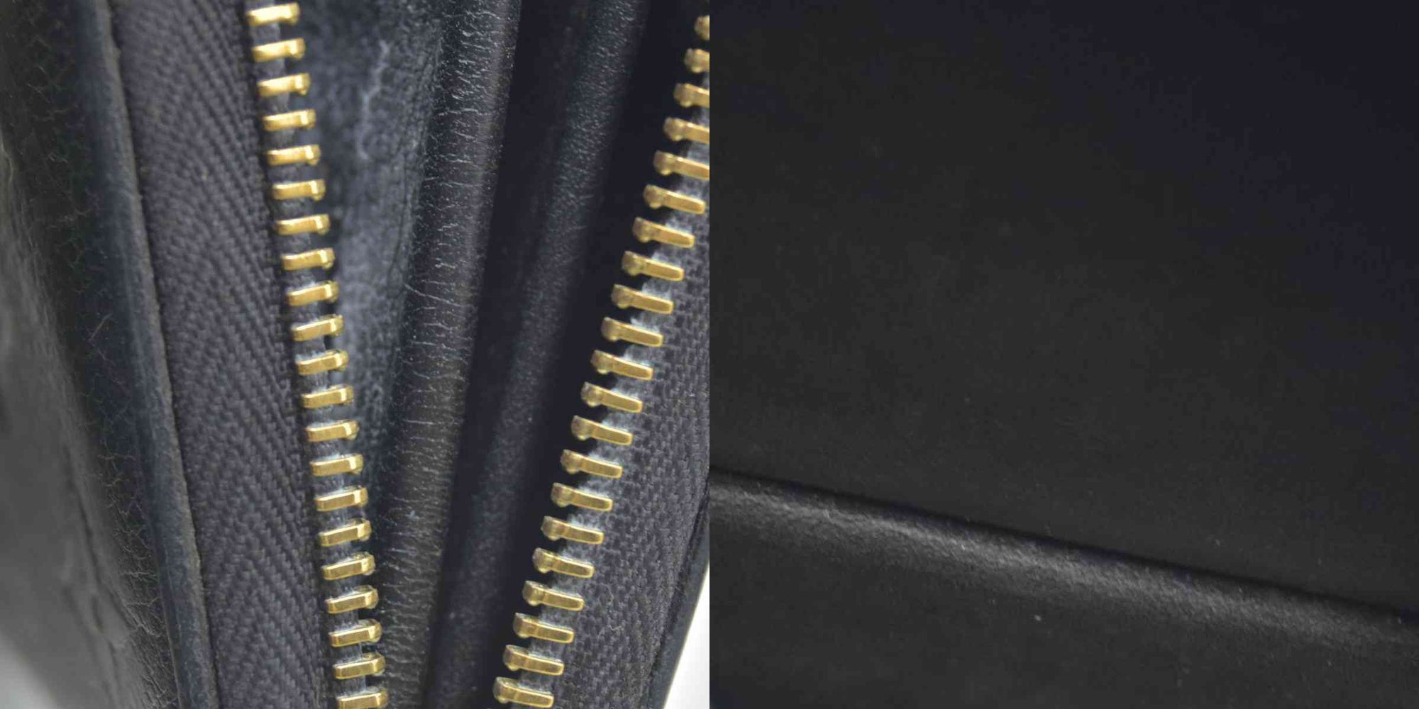 $1070 Prada Black Saffiano Leather Travel Zip Around Wallet CONSIGNMENT