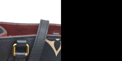 AUCTION $3550 Louis Vuitton Bicolor Monogram Empreinte Leather Onthego PM RFID