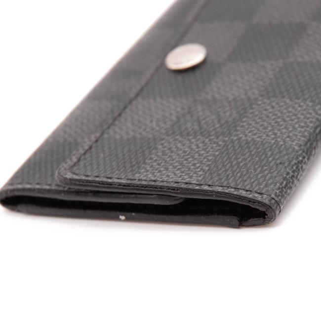 Louis Vuitton Black Damier Graphite Multicles 6 Key Holder Wallet