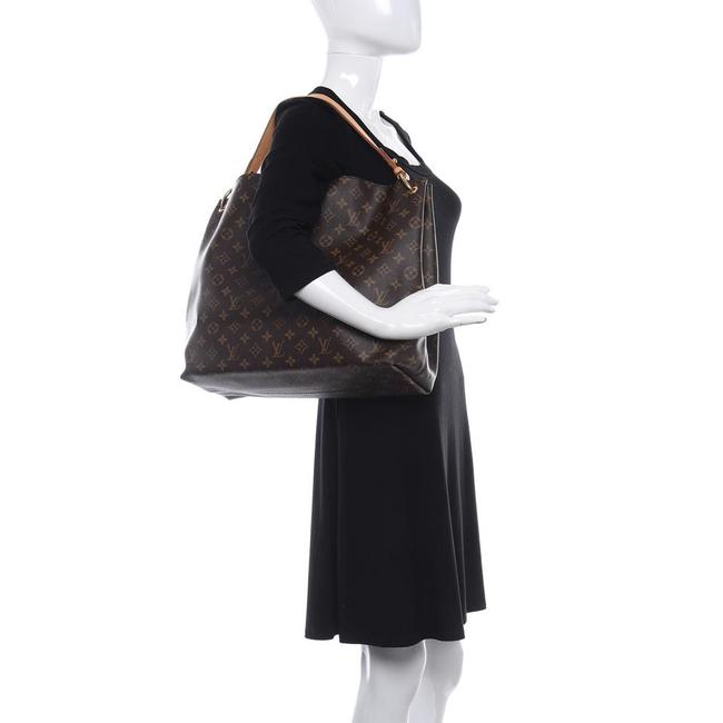 Louis Vuitton Graceful Mm Pivoine Brown Monogram Canvas Tote