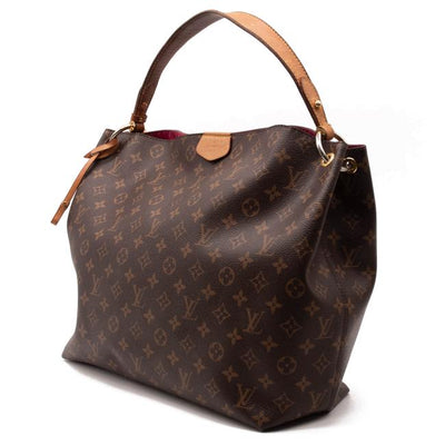 Louis Vuitton Graceful Mm Pivoine Brown Monogram Canvas Tote
