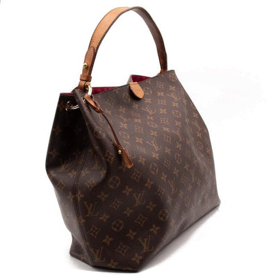 Louis Vuitton Graceful Mm Pivoine Brown Monogram Canvas Tote