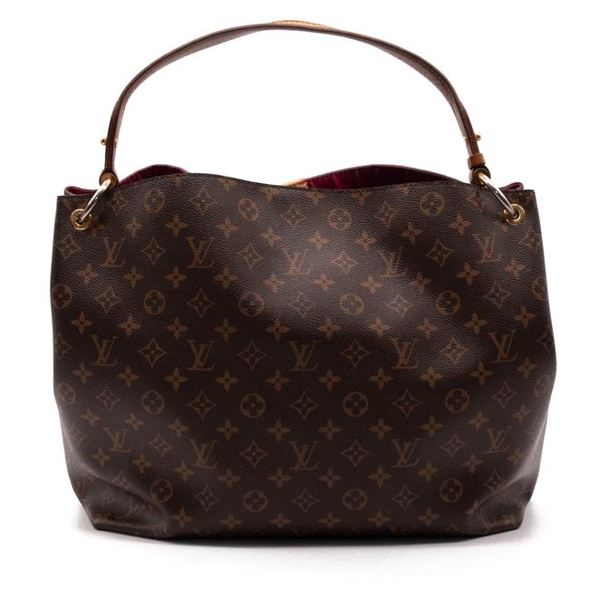 Louis Vuitton Graceful Mm Pivoine Brown Monogram Canvas Tote