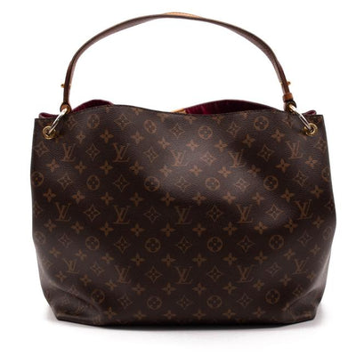 Louis Vuitton Graceful Mm Pivoine Brown Monogram Canvas Tote