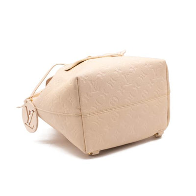 Louis Vuitton Montsouris New Creme White Monogram Empreinte Leather Backpack
