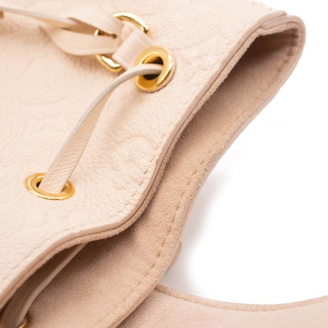 Louis Vuitton Montsouris New Creme White Monogram Empreinte Leather Backpack