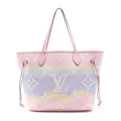 Louis Vuitton Neverfull Monogram Mm Pastel Pink Escale Tote