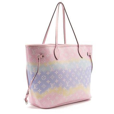 Louis Vuitton Neverfull Monogram Mm Pastel Pink Escale Tote